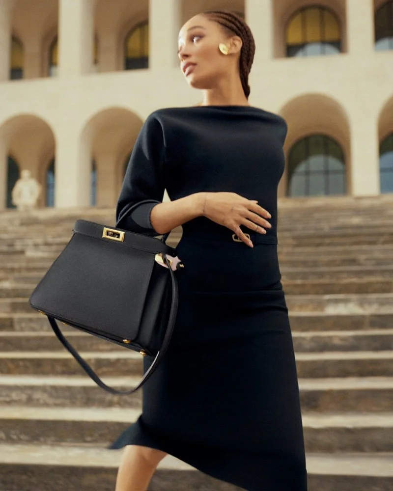Fendi black 2025 peekaboo bag